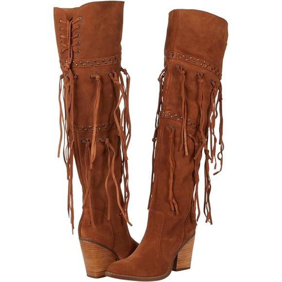 Dingo Shoes - Boho Dingo Witchy Women's Over The Knee Boots Size 9 NIB!